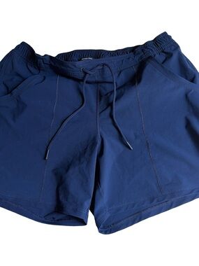 Lands' End Women's Navy Athletic Drawstring Shorts